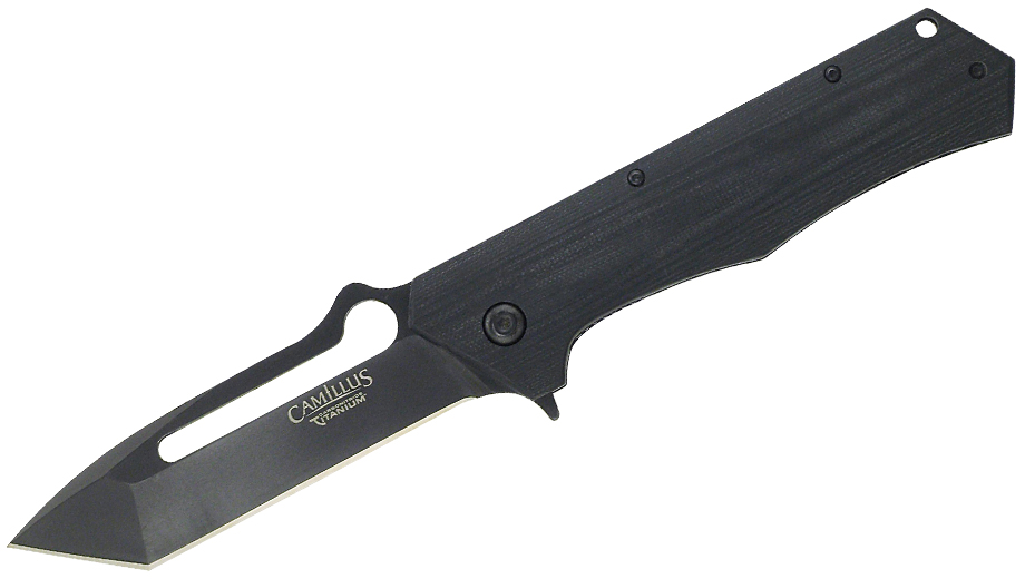 Camillus TitaniumBeast Folding Knife with G-10 Handle