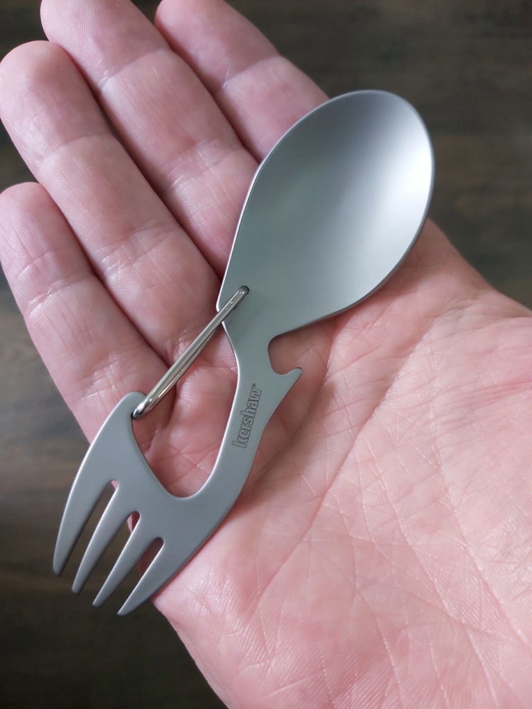 The Kershaw Ration in the hand The Kershaw Ration in the hand