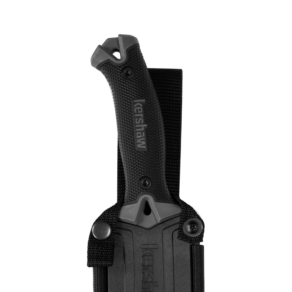 The handle of the Camp 10 by Kershaw is really comfortable The handle of the Camp 10 by Kershaw is really comfortable