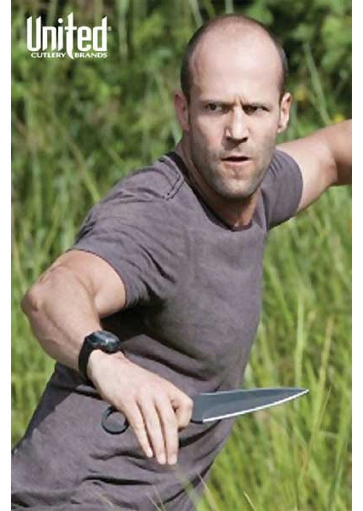 Jason Statham with the United Cutlery Officially Licensed  'The Expendables II' Kunai Throwers