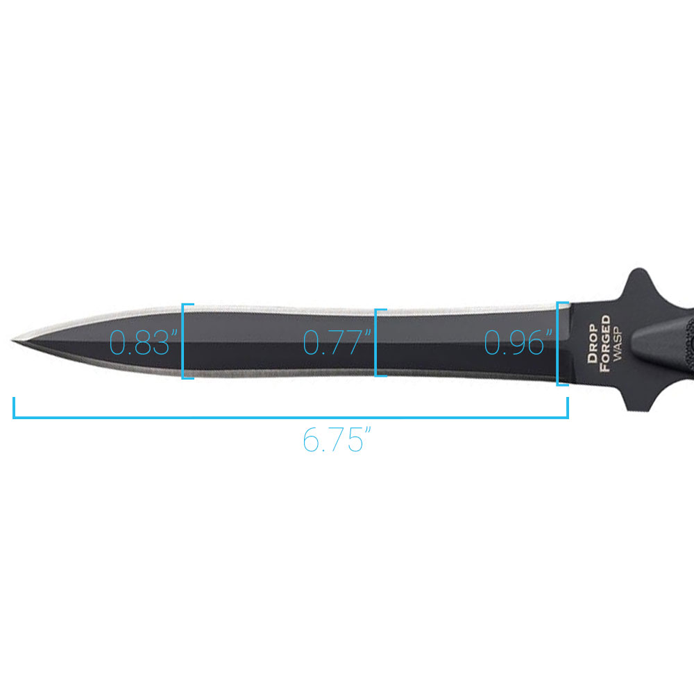 Cold Steel Drop Forged Wasp blade dimensions Cold Steel Drop Forged Wasp blade dimensions