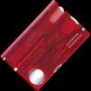 Victorinox Swisscard Nailcare Red Transparent
