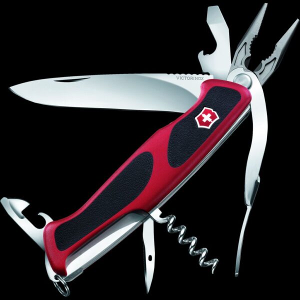 Victorinox Rangergrip 74 Red & Black Blister Pack