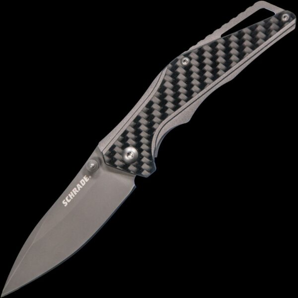 Schrade SCH706CP Carb Fib Slab Ti 2.75"