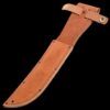 KA-BAR Leather Sheath, Plain-Brown, Fits Knf W/7" Blade