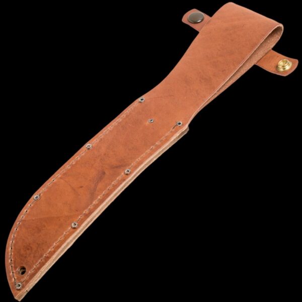 KA-BAR Leather Sheath, Plain-Brown, Fits Knf W/7" Blade - Image 2