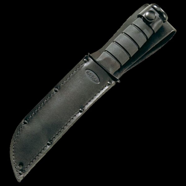 KA-BAR Leather Sheath, Usa Logo-Black