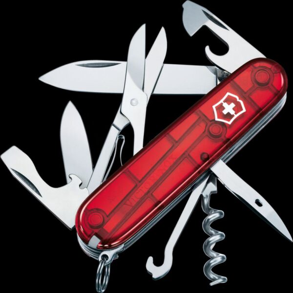Victorinox Climber Red Transparent
