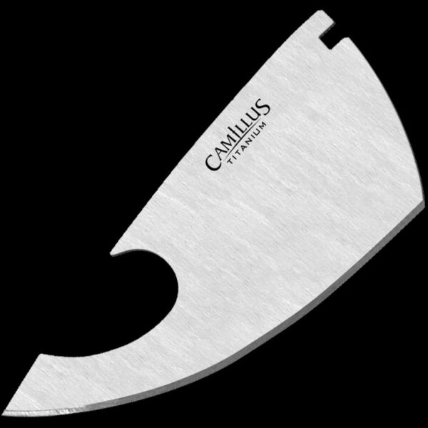 Camillus TigerSharp® Titanium Nitride Bonded Skinner Replacement Blades, 4 smooth blades (for 18568)