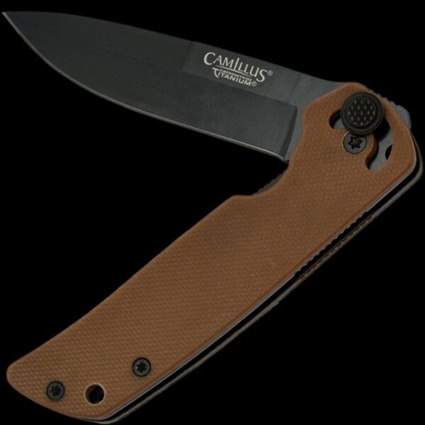Camillus CUDA™ Mini 6.75" Folding Knife - Coyote Brown - Image 3