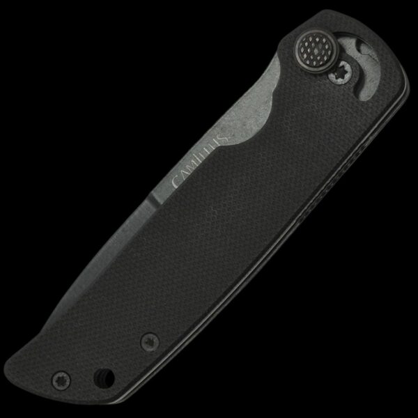 Camillus Cuda™ Mini 6.75" Folding Knife, Black - Image 2