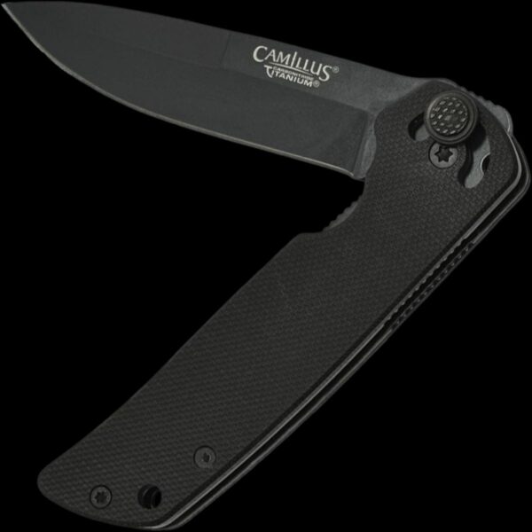 Camillus Cuda™ Mini 6.75" Folding Knife, Black - Image 3