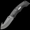 Old Timer Copperhead F/E Gut Hook Folding Knife, 7Cr17MoV Steel, Sheath
