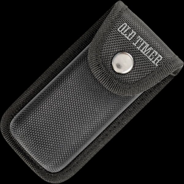 Old Timer Copperhead F/E Gut Hook Folding Knife, 7Cr17MoV Steel, Sheath - Image 2