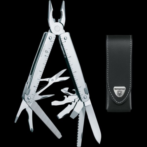 Victorinox SwissTool X with Leather Pouch - Image 4