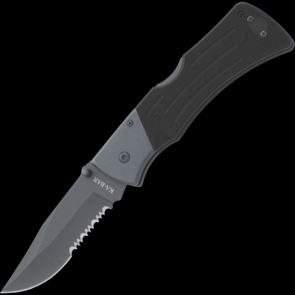 KA-BAR Mule Folder Ii-Black - Serrated