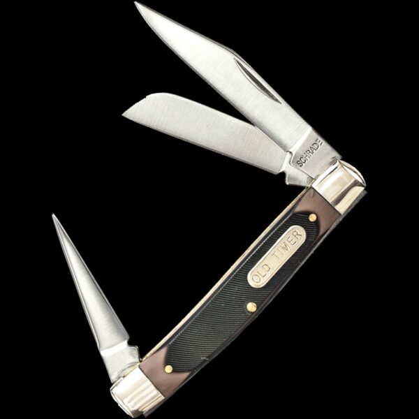 Old Timer Saddleman w/Clip, Sheepfoot & Punch Blades