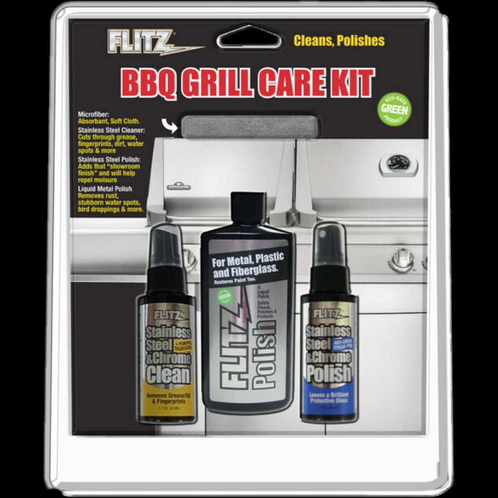Flitz BBQ Grill Cleaner Care Kit BBQ41504
