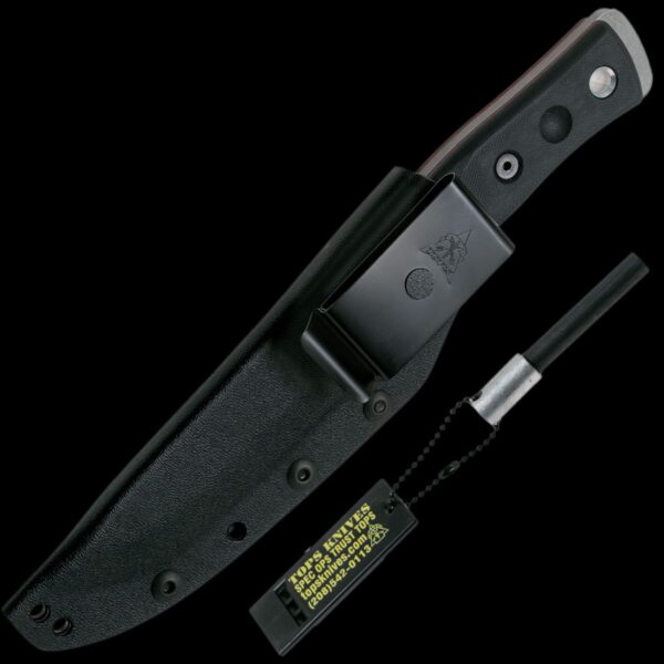 TOPS BROS 154 Stainless, Black G-10 Handles - Image 2