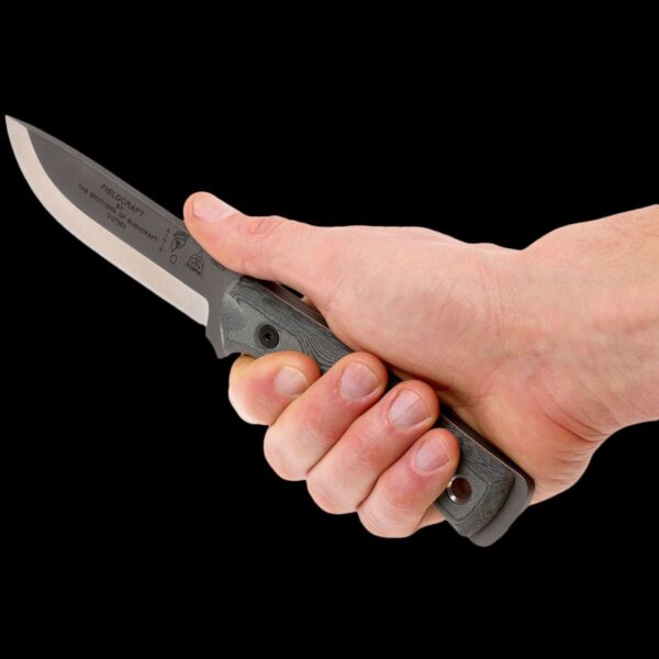 TOPS BROS 154 Stainless, Black Linen Micarta - Image 3