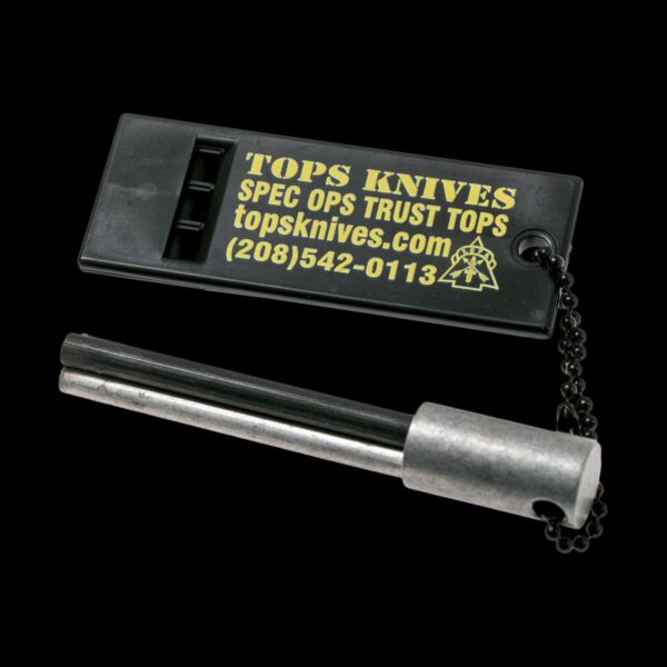 TOPS BROS 154 Stainless, Red/Black G-10 - Image 4