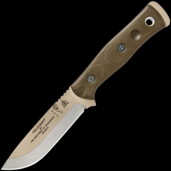 TOPS Brothers of Bushcraft - Coyote Tan/ Green Canvas Handles