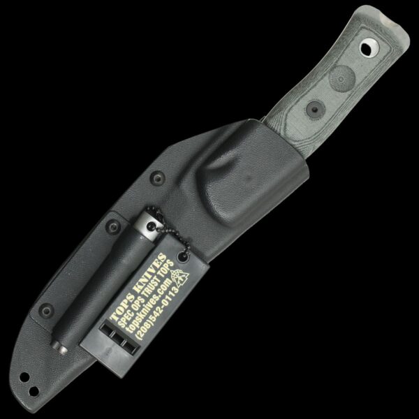 TOPS BROS - Tumble Finish with Black Linen Micarta Handles - Image 2