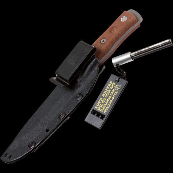 TOPS BROS - Tumble Finish with Tan Canvas Handles - Image 2