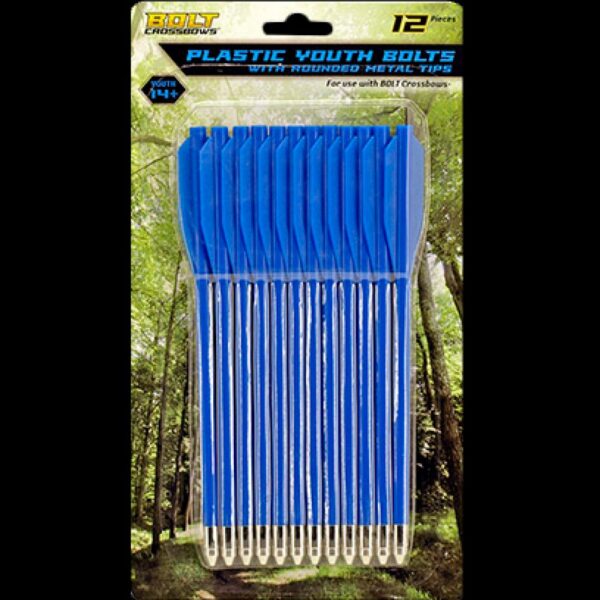 BOLT CROSSBOWS Plastic Youth Bolts 12 Pack