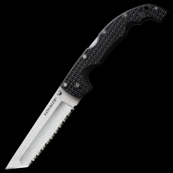 Cold Steel Extra Large Voyager Tanto Point - Serrated