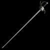 Cold Steel Ribbed Shell Swept Hilt Rapier