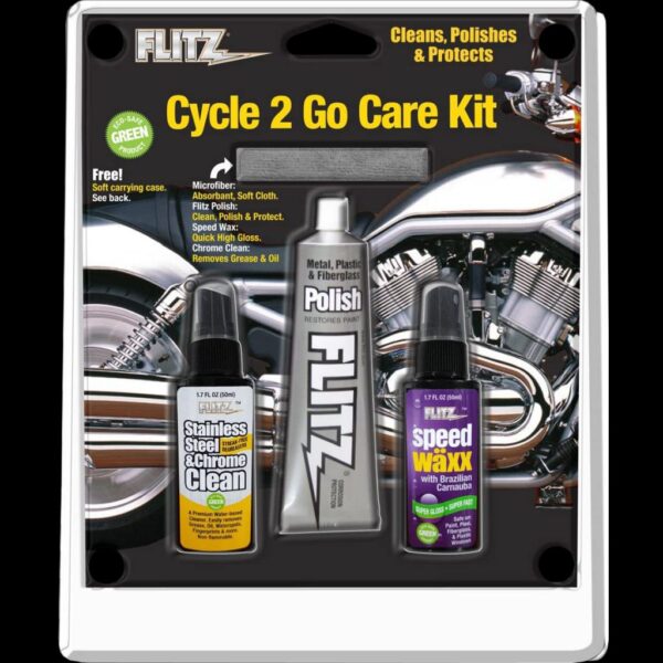 Flitz Cycle 2Go Care Kit