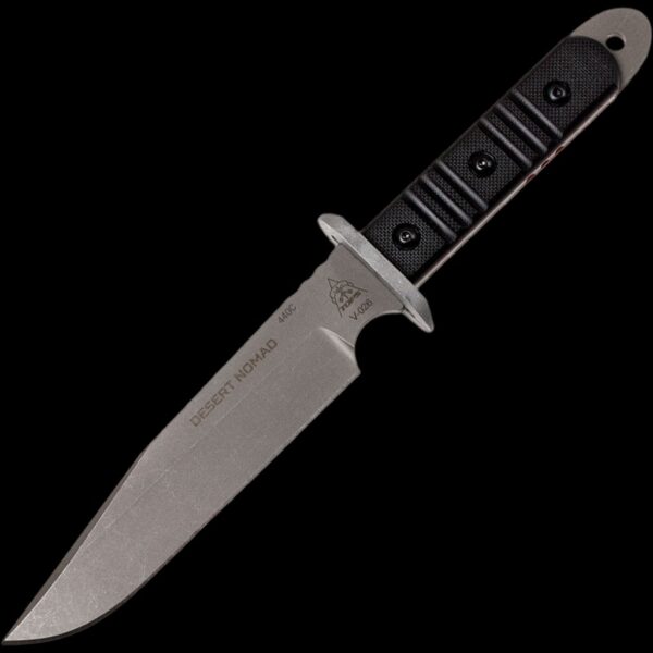 TOPS Desert Nomad Stainless - Black G-10 Handles