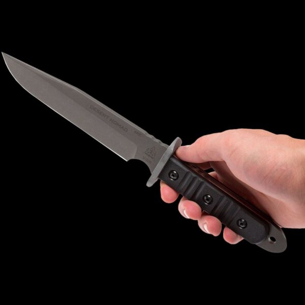 TOPS Desert Nomad Stainless - Black G-10 Handles - Image 3