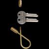 Craighill Closed Helix Keyring (Brass)