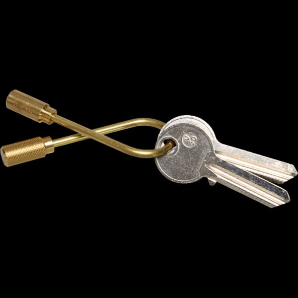 Craighill Closed Helix Keyring (Brass) - Image 2