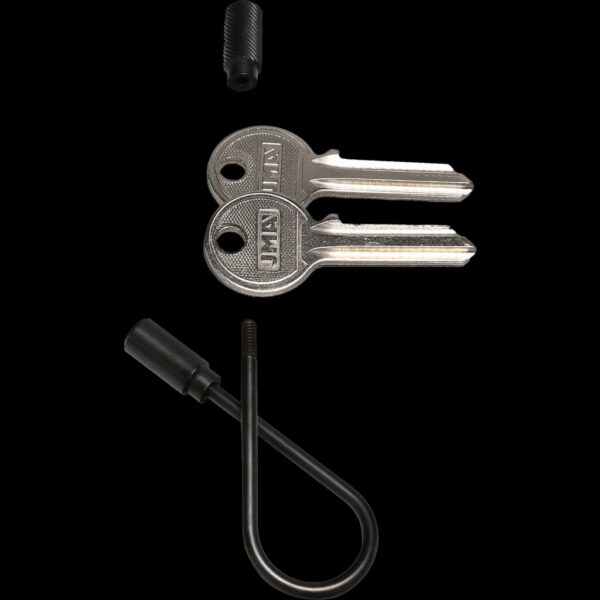 Craighill Closed Helix Keyring (Carbon Black)