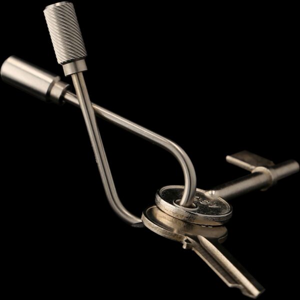 Craighill Closed Helix Keyring (Stainless Steel) - Image 3
