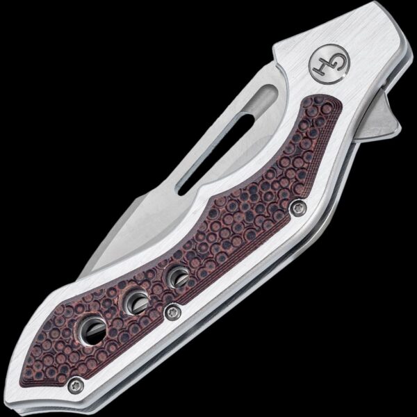 United Cutlery Hibben Hurricane Pocket Knife - Tan/Black G10 - Image 2