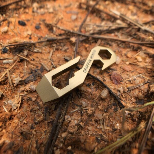 Griffin Pocket Tool - Mini - Brass - Image 3