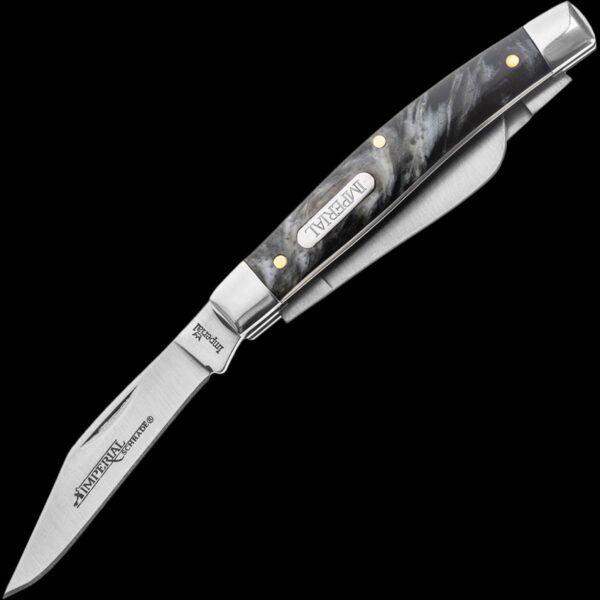 Imperial Lockback, 3Cr13 Steel, POM Handles, Stainless Steel Bolster. - Image 2