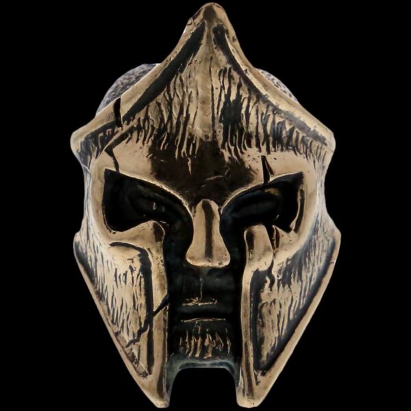 Lion ARMory King Leonidas Bead in Brass