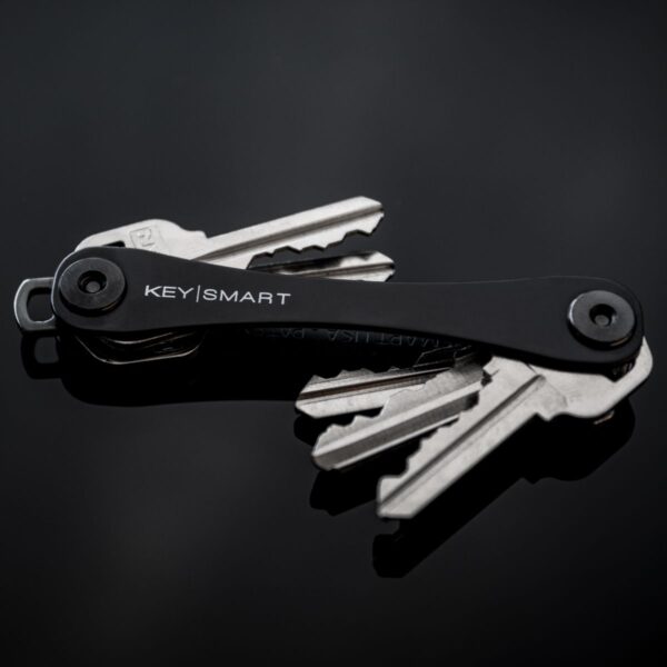 KeySmart | Compact Key Holder, Midnight Diamond (Up to 8 Keys, Black) - Image 4