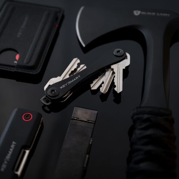 KeySmart | Compact Key Holder, Midnight Diamond (Up to 8 Keys, Black) - Image 5