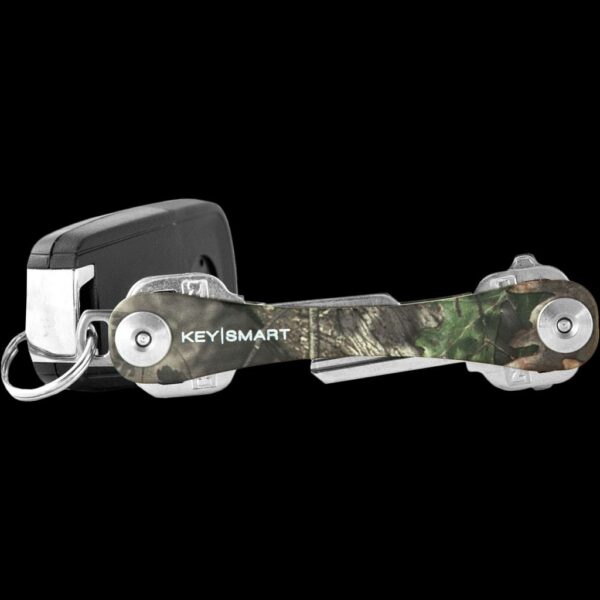 KeySmart Aluminum Compact Key Organiser (2-8 Keys, Mossy Oak Camo)