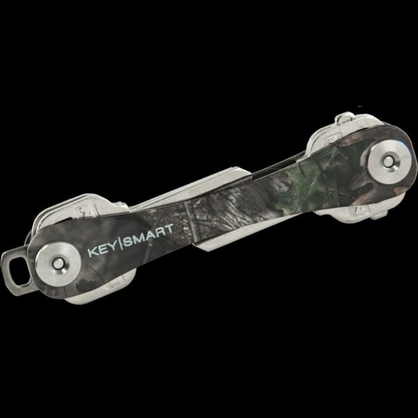 KeySmart Aluminum Compact Key Organiser (2-8 Keys, Mossy Oak Camo) - Image 2