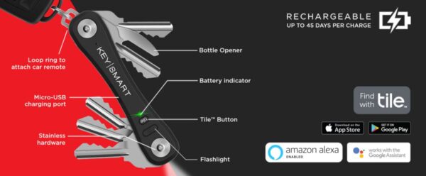 KeySmart Pro w/ Tile Smart Location - Image 5