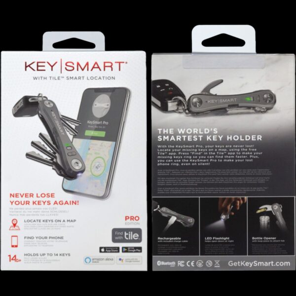 KeySmart Pro | Compact Key Holder with Tile Smart Location - Image 8