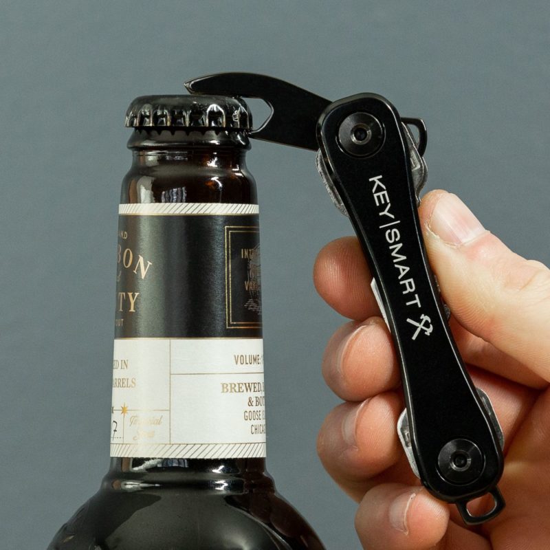 KeySmart Rugged Compact Key Holder w/ Belt Clip & Bottle Opener