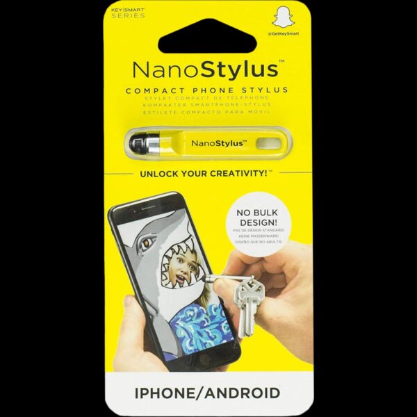 KeySmart Nano Stylus | Compact Phone Stylus, Yellow - Image 5